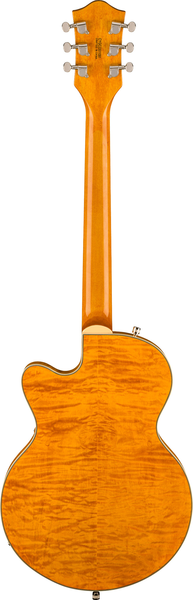 G5655T-QM Electromatic® Center Block Jr. Single-Cut Quilted Maple with Bigsby®